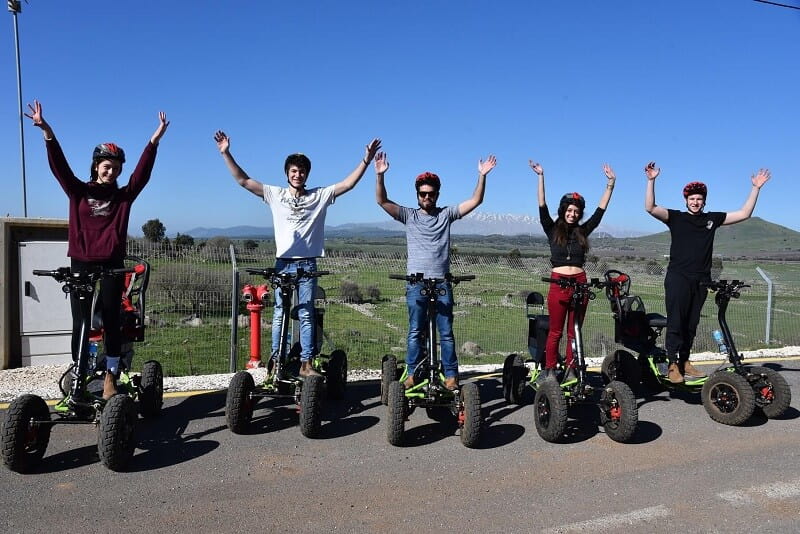 ריידרים בצפון הגולן קיבוץ אורטל